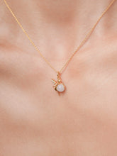 Lavender Grey Jadeite Fairy Necklace