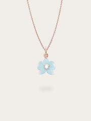 Sky Blue Orchid - Style Necklace