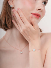 Sky Blue Flower Bracelet