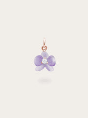 Purple Flower Charm