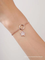 Mother of Pearl Reversible Flower Charm