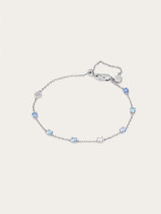 Winter Frost Moissanite Station Bracelet
