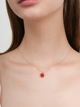 Carved Flower Necklace