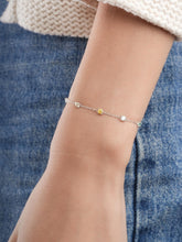 Beach-themed Moissanite Station Bracelet