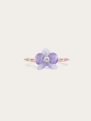 Purple Flower Ring
