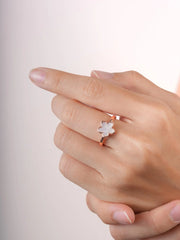 Mother of Pearl Cherry Blossom Ring