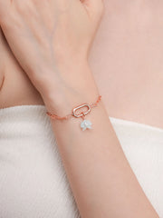 Sky Blue Flower Charm