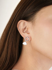 Donut Charm Stud Earrings