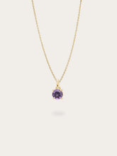 February Birthstone Necklace - Amethyst