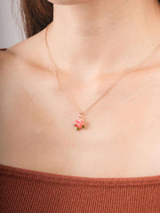 Carved Rose Necklace