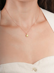 August Birthstone Necklace - Peridot