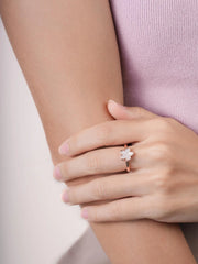 Mother of Pearl Cherry Blossom Ring