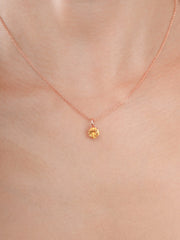 November Birthstone Citrine Necklace