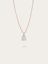 October Birthstone Necklace - Opal