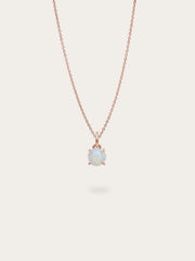 October Birthstone Necklace - Opal