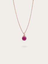 July Birthstone Necklace - Ruby