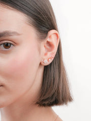 Rise & Shine Stud Earrings Set (3-Piece Set)