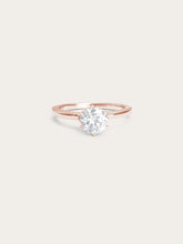 Solitaire Moissanite Arch Ring