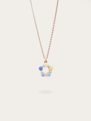 Beachside Moissanite Cluster Necklace