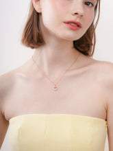 Smiley Face Reversible Enamel Moissanite Necklace