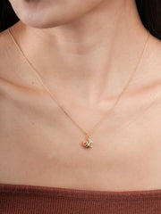 Citrine Bee Jewelry Necklace