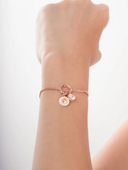 April Birthstone Charm - White Topaz