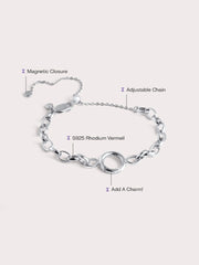 Rolo Chain Charm Bracelet