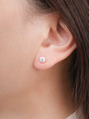 Moissanite Stud Earrings (0.5ct)
