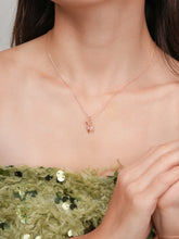 Love-themed Necklace with Rose Quartz