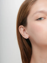 Carved Floral Stud Earrings