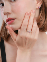 Lavender Flower Ring - Purple Sapphire