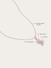 Spring Floral Bouquet Necklace