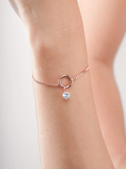 March Birthstone Charm - Aquamarine