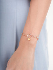 November Birthstone Citrine Charm