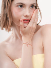 Pink Heart Reversible Enamel Moissanite Charm