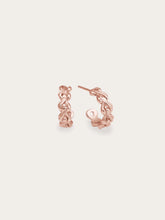 Wishbone Chain Hoop Earrings