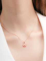 Carved Sakura Necklace