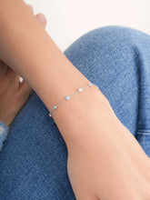 Winter Frost Moissanite Station Bracelet