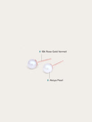 Akoya Pearl Stud Earrings (Large)