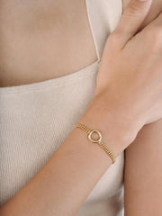 Double Beaded Charm Bracelet