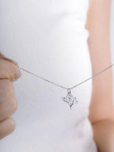 Moissanite Floral Necklace