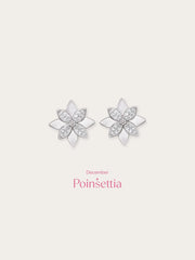 Poinsettia Stud Earrings