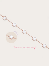 Puffy Cherry Blossom Mother of Pearl Bracelet