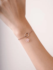 Carved Cherry Blossom Charm