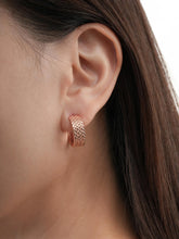 Mesh Chain Hoop Earrings