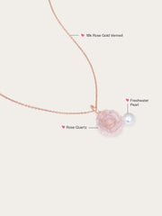 Carved Floral Necklace