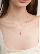 Carved Purple Necklace