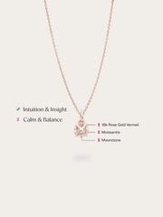 June Birthstone Necklace - Moonstone