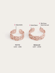 Intertwined Chain Ring