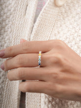 Beach-themed Moissanite Eternity Band